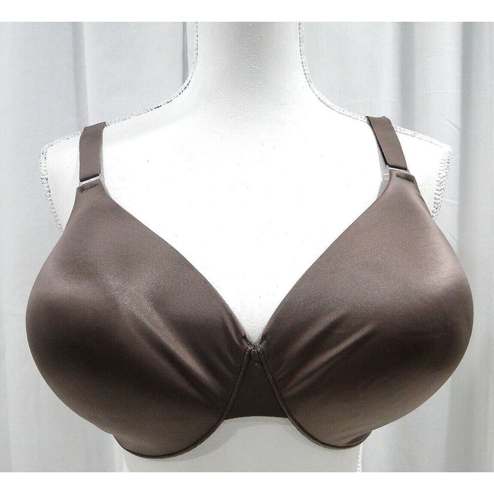 Soma Women's Vanishing Back Full Coverage‎ Bra Brown Gray Size 40DD